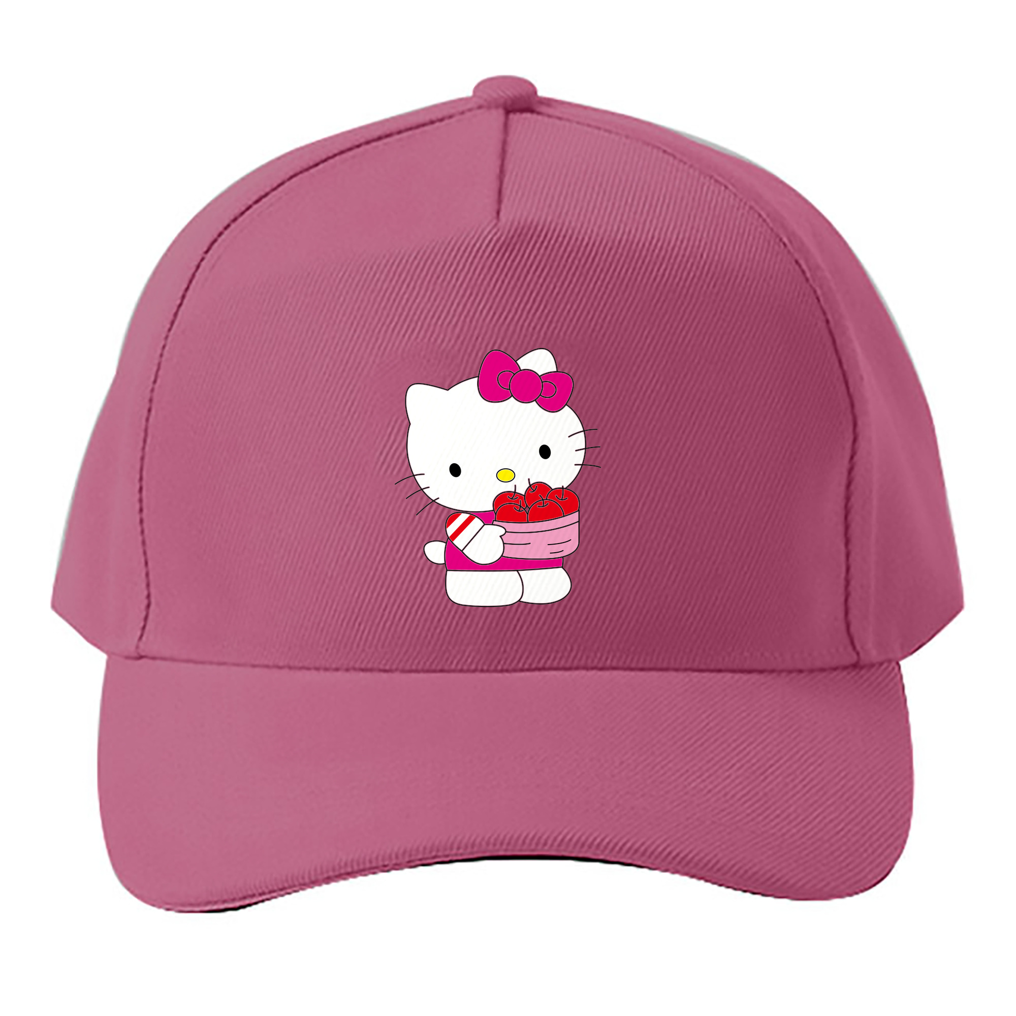（画像用） Hello Kitty ハローキティ ベースボールキャップ 綿100％ 男女兼用 帽子 スポーツ